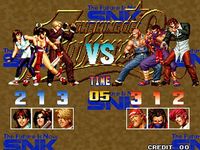 une photo d'Ã©cran de The King of Fighters 95 sur Sega Saturn